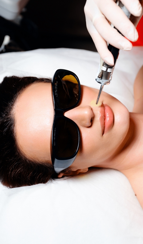 face-laser